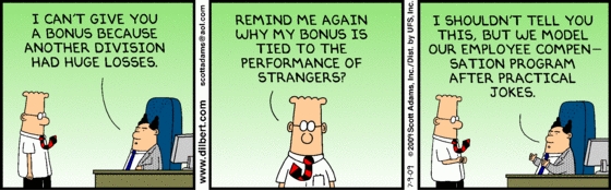 Dilbert Cartoon on Pay