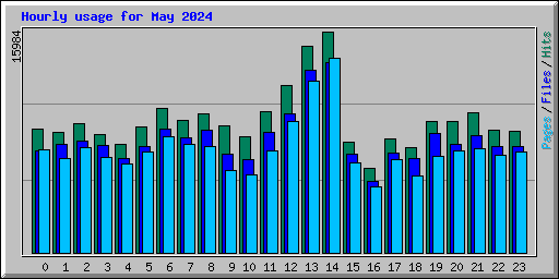 Hourly usage for May 2024